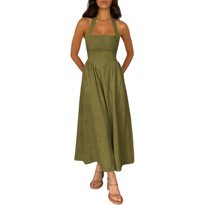 ELEONOR™ - Elegantes Midikleid mit Puffärmeln