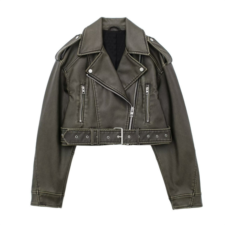 DAGMAR™ – Vintage Moto Loose Lederjacke
