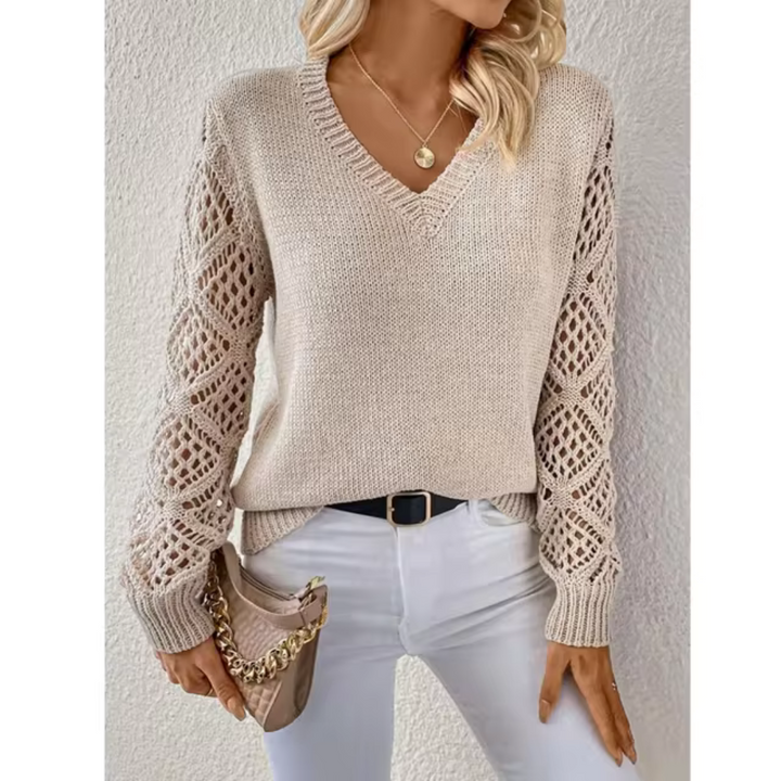 TARIN™ - Kuscheliger V-Pullover