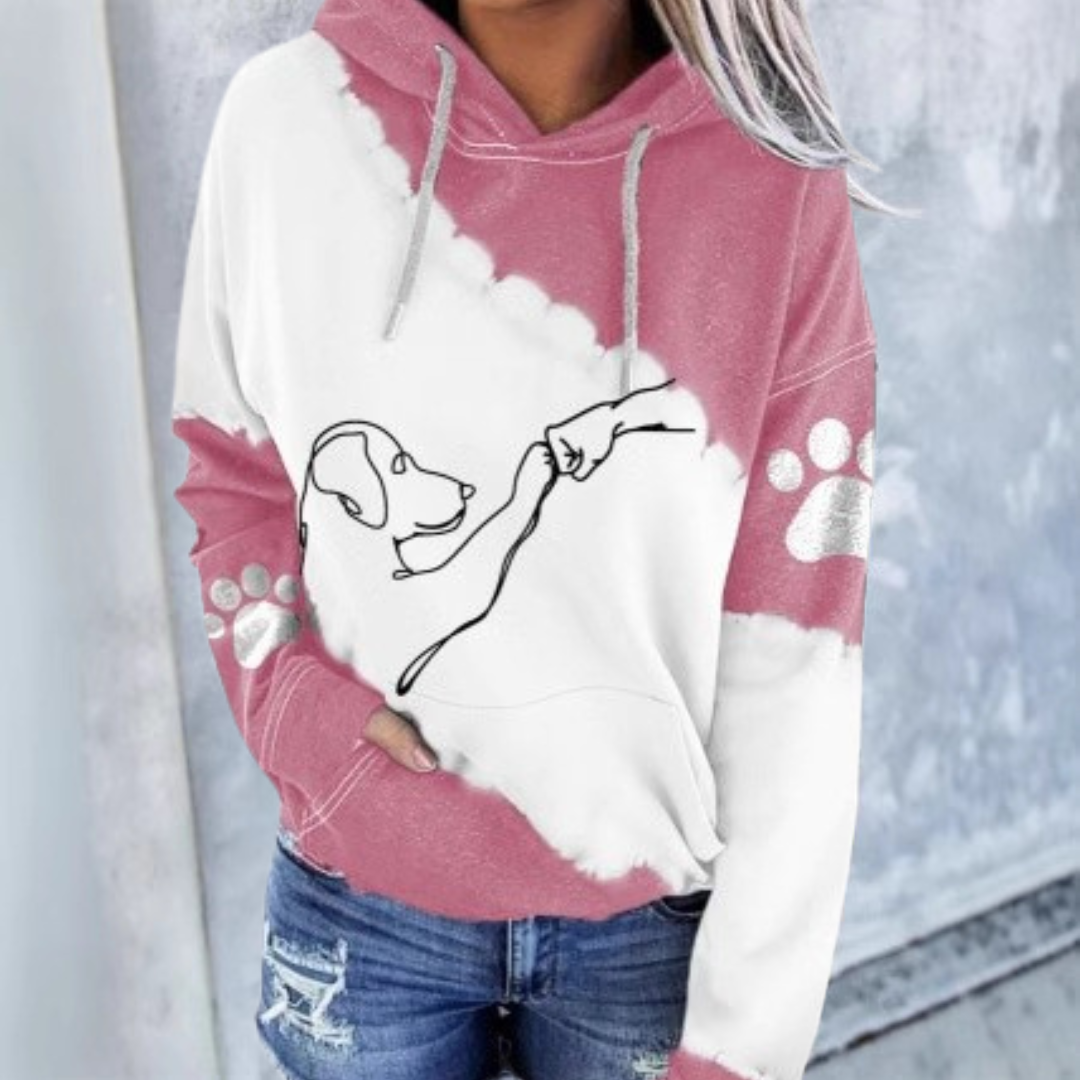 FUREVER™ – Künstlerisches Haustier-Kapuzenpullover