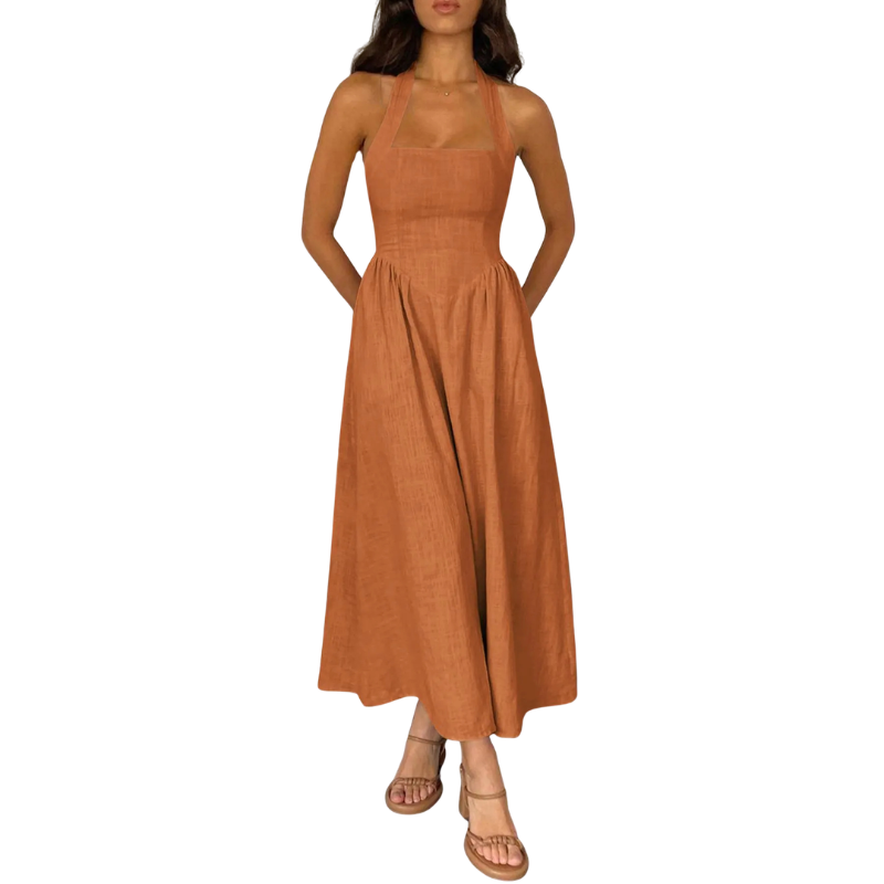 ELEONOR™ - Elegantes Midikleid mit Puffärmeln