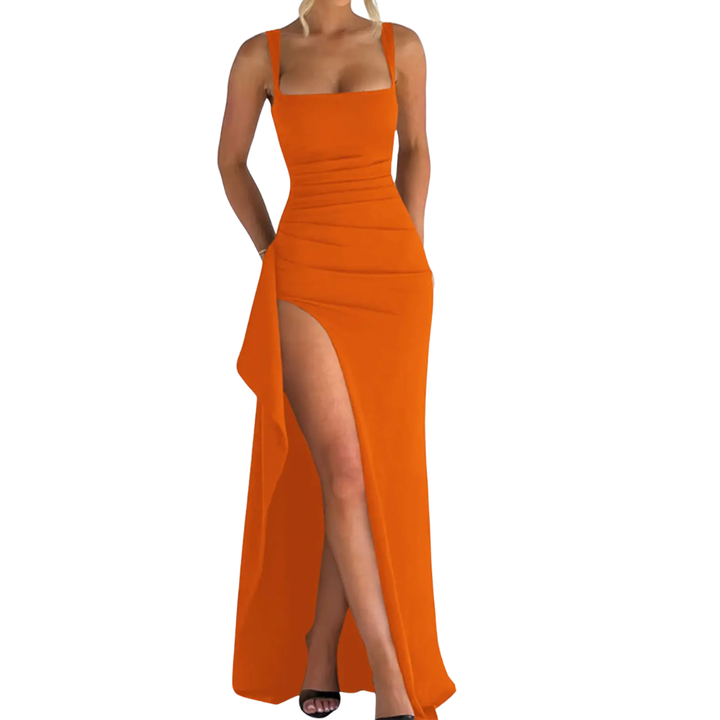 VALENTINA™ – Sexy Maxi-Kleid mit offener Rückenpartie und Schlitz