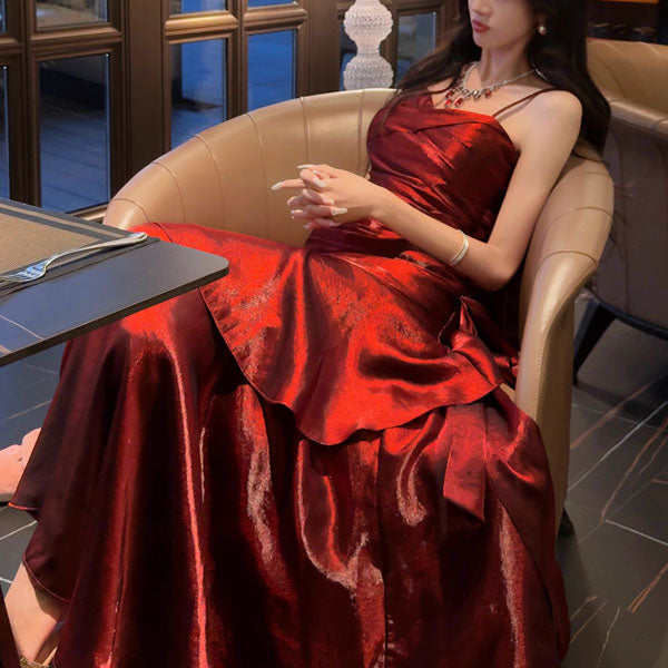 VIANNE™ - Glamouröses Maxikleid mit Rüschen