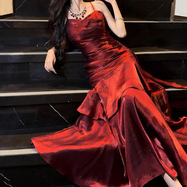 VIANNE™ - Glamouröses Maxikleid mit Rüschen