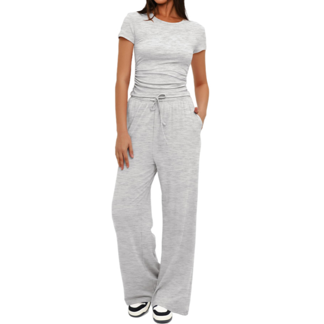 WINNIE™ – Gemütliches, einfarbiges Loungewear-Set (Zweiteiler)