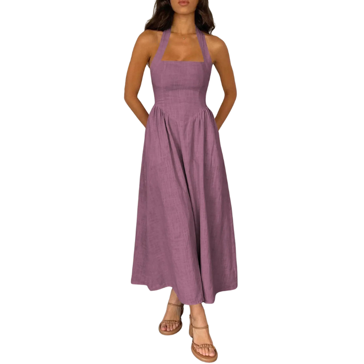 ELEONOR™ - Elegantes Midikleid mit Puffärmeln