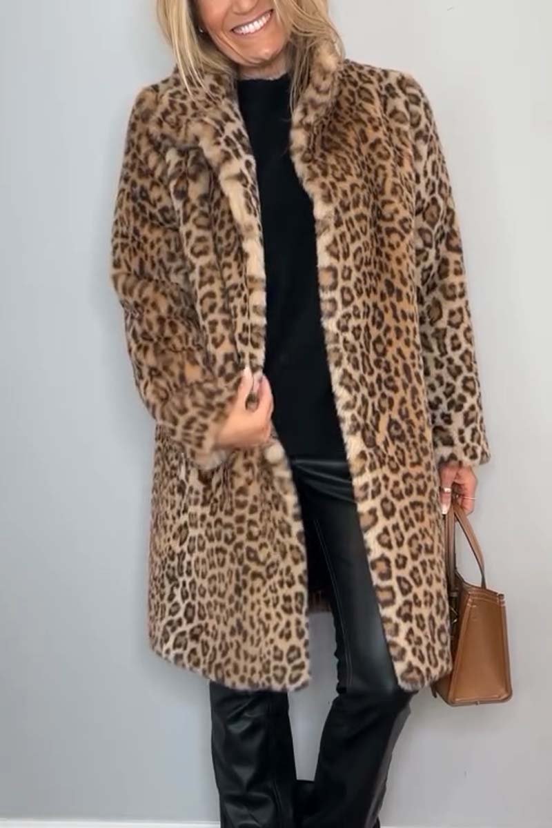 ROSA™ | Leoparden-Wintermantel