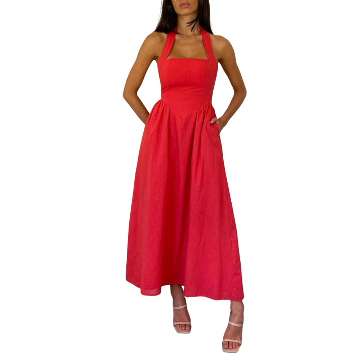 ELEONOR™ - Elegantes Midikleid mit Puffärmeln