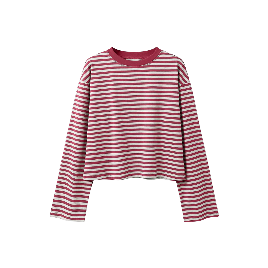 REAGAN™ – Relaxed Colorblock Streifen-T-Shirt