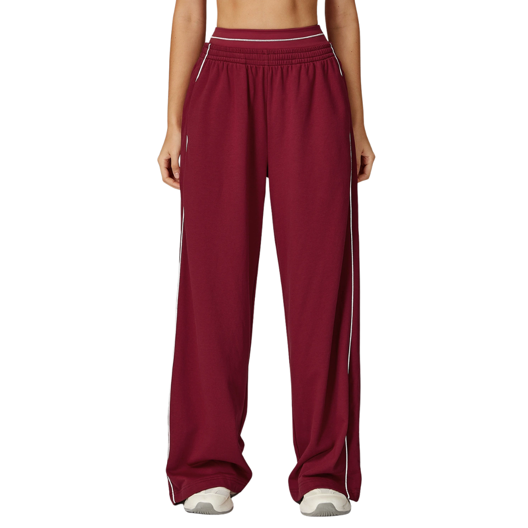 JADA™ – Colorblock High-Waist Hose mit weitem Bein