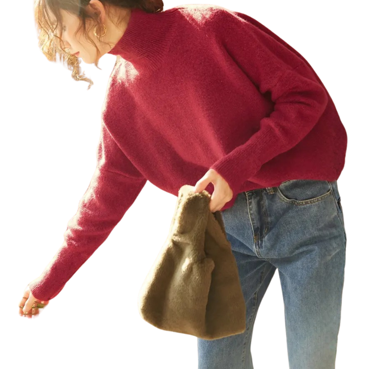 OTTOLINE™ – Gemütlicher hochgeschlossener, locker gestrickter Pullover
