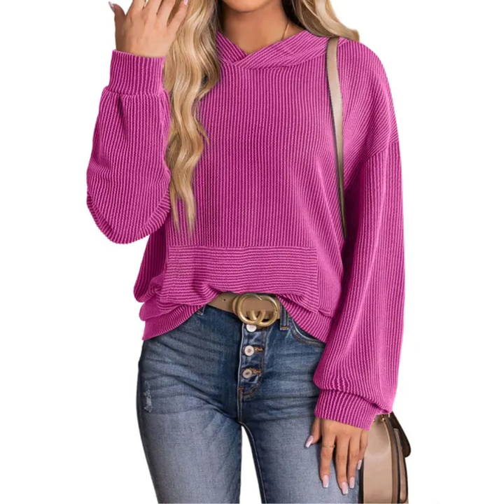 JESSA™ – Entspannter Kapuzenpullover mit gedrehter Naht