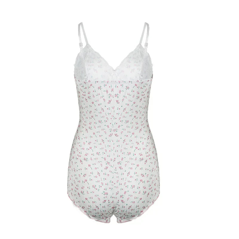 JOY™ – Ärmelloser Body mit verträumtem Blumenmuster