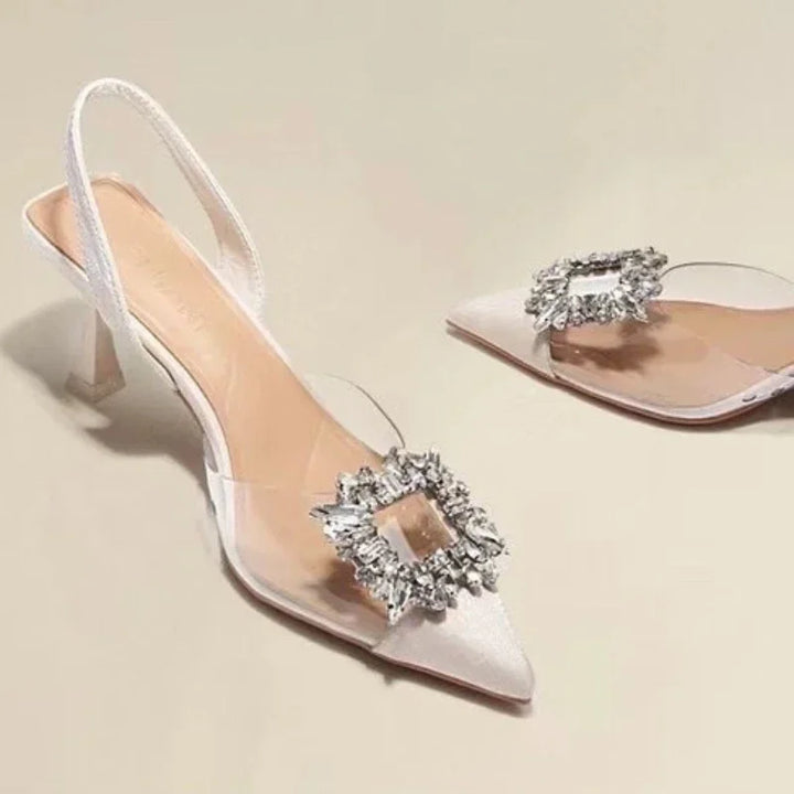 ROCHELLE™ – Elegante spitze High Heels mit Glitzer