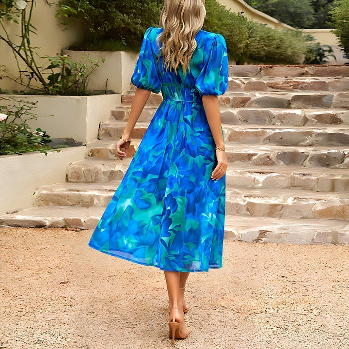 ANNELIE™ – Blumen-Midikleid „Daydream“
