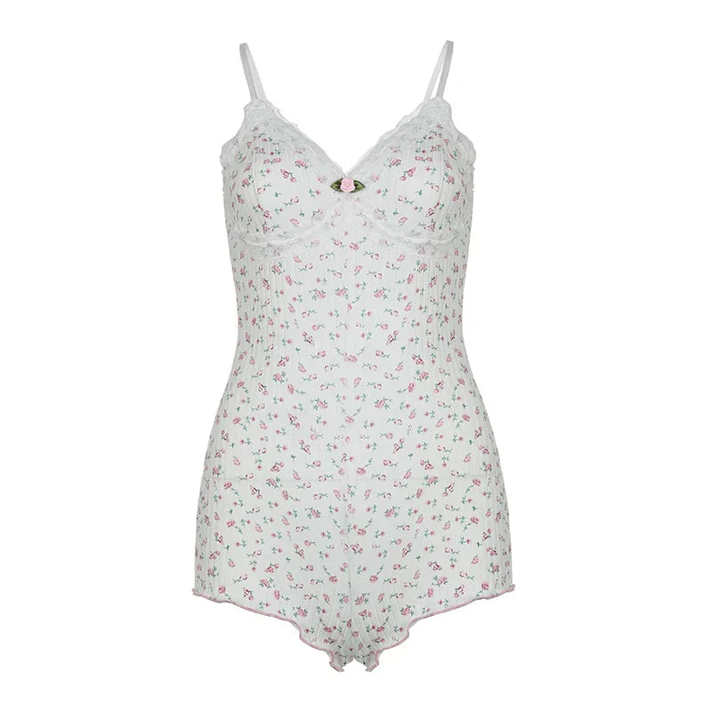 JOY™ – Ärmelloser Body mit verträumtem Blumenmuster