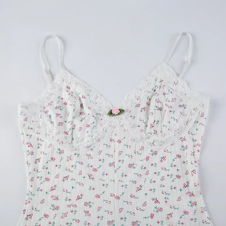 JOY™ – Ärmelloser Body mit verträumtem Blumenmuster
