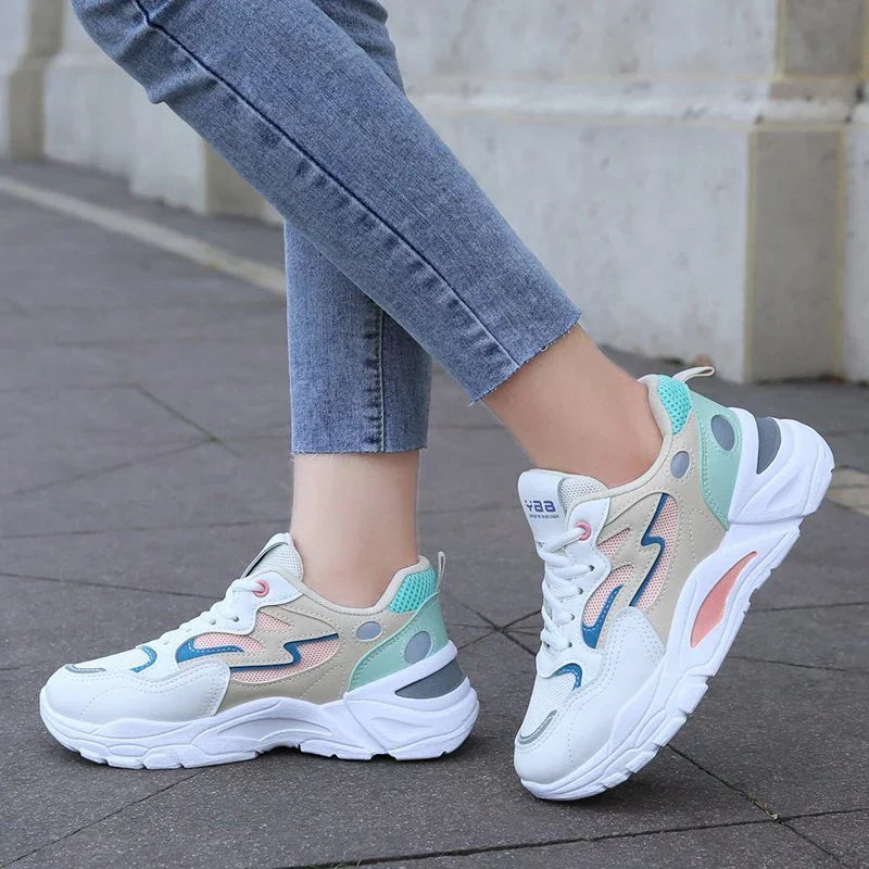 KAMILLE™ - Mehrfarbige Chunky Sneakers