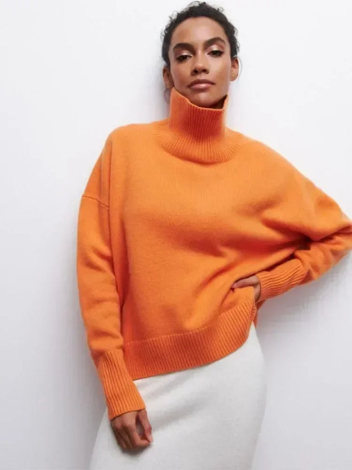 ALYSSA™ - Eleganter Rollkragenpullover