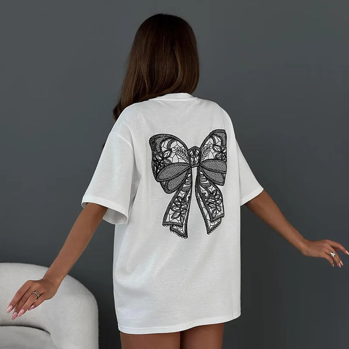 TALIE™ – Niedliches und bequemes Schleifen-T-Shirt