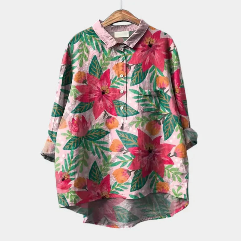 TALLIE™ – Entspannte bedruckte Bluse
