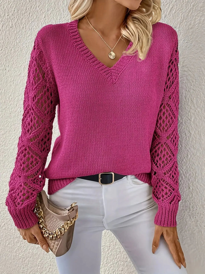 TARIN™ - Kuscheliger V-Pullover