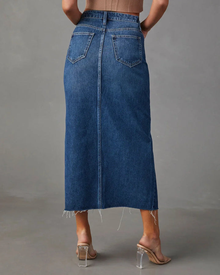 DENISE™ – Klassischer High-Waist Jeansrock