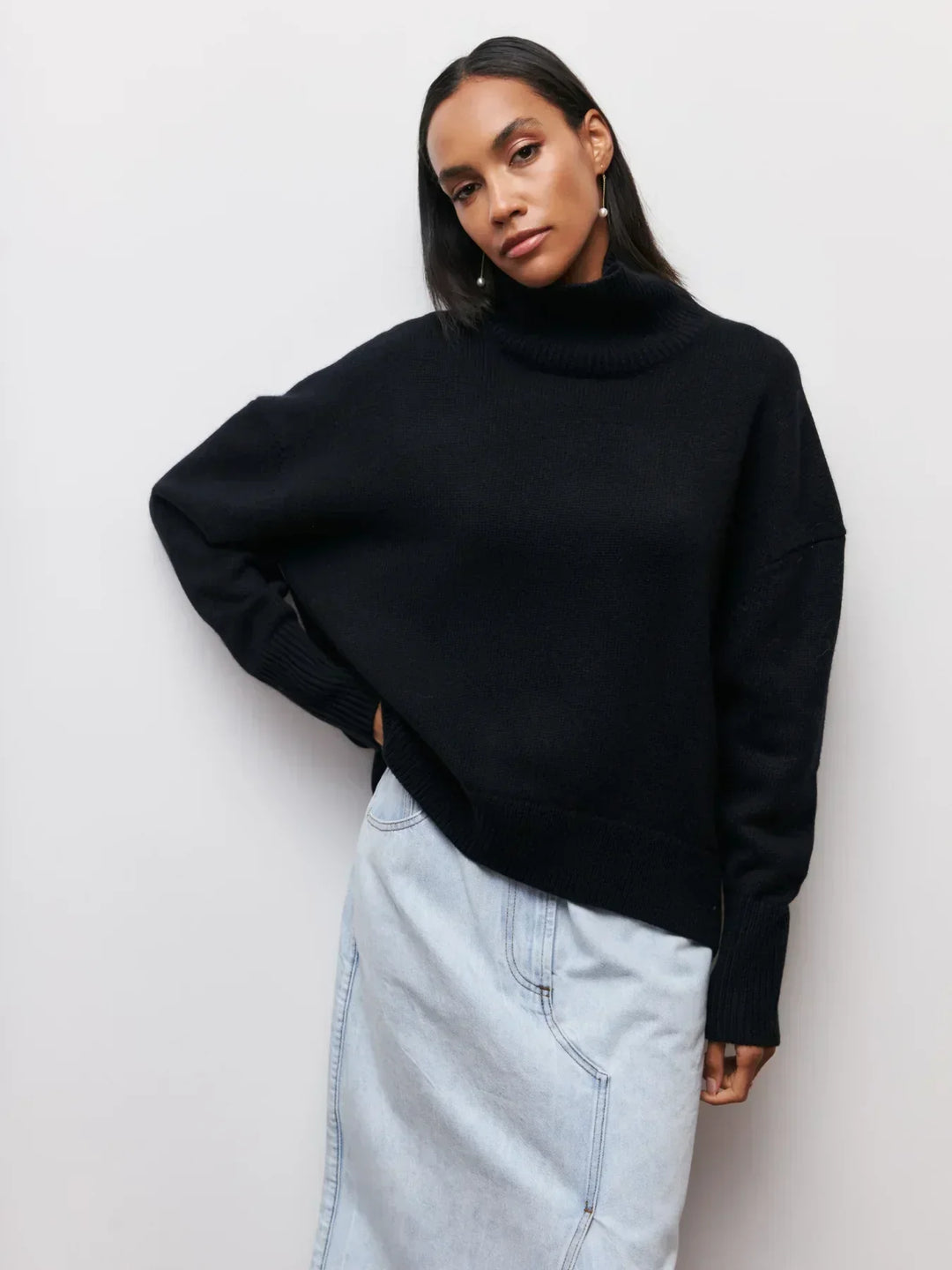 ALYSSA™ - Eleganter Rollkragenpullover