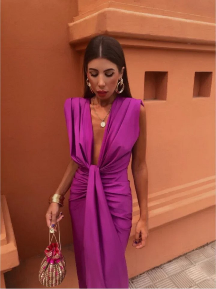 Lily | Elegantes Plisseekleid