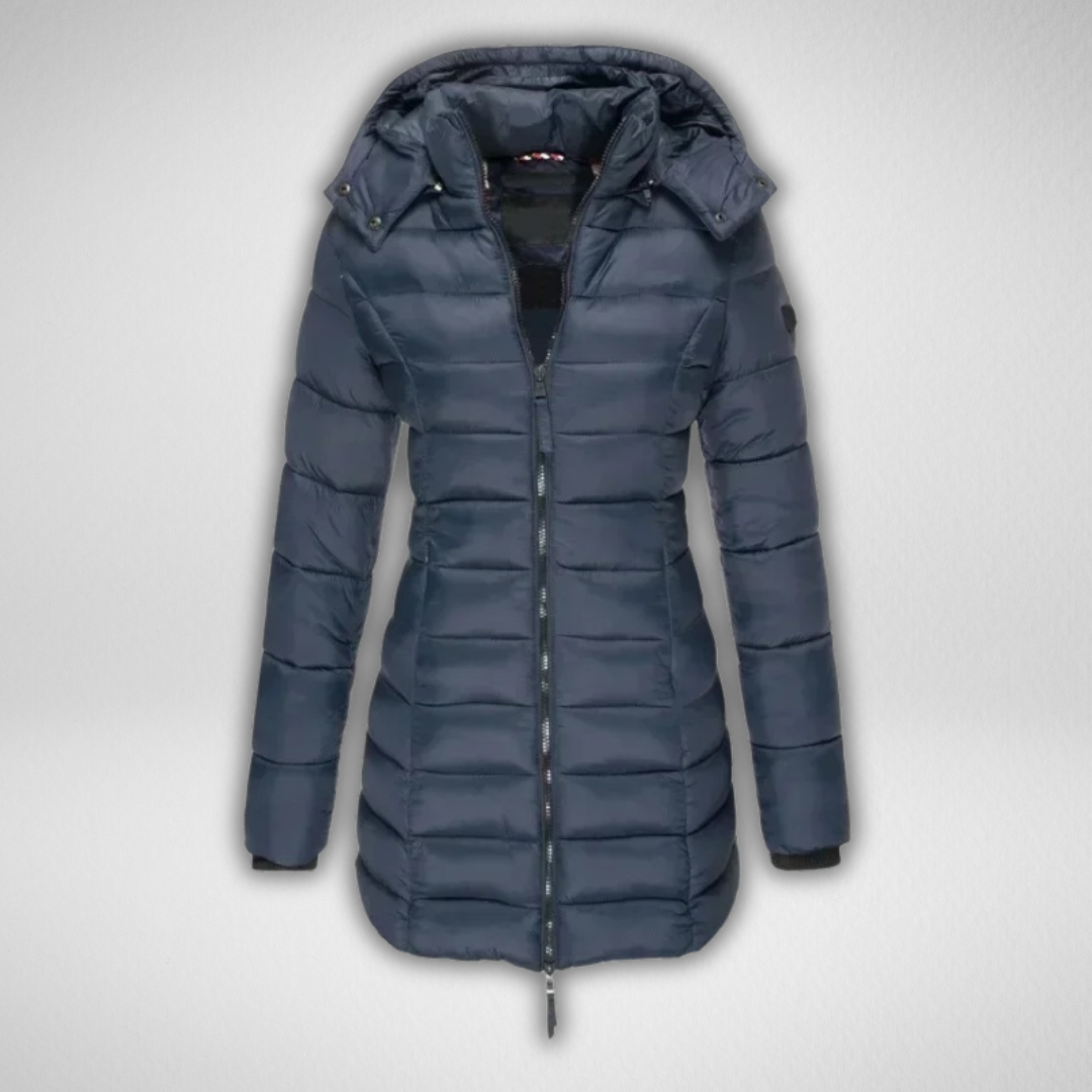 TALIA™ - Klassische lange Steppjacke