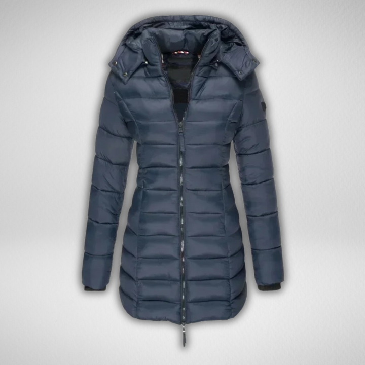 TALIA™ - Klassische lange Steppjacke