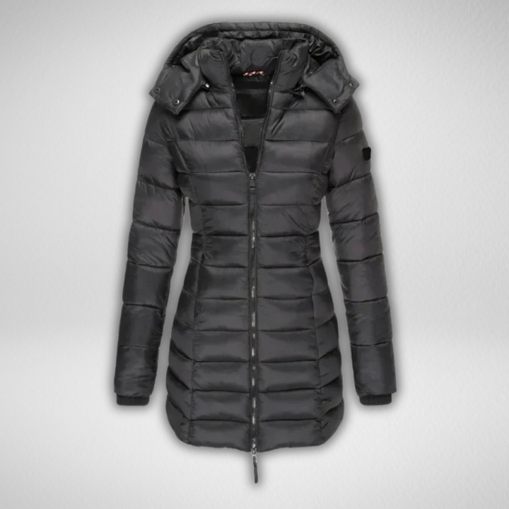TALIA™ - Klassische lange Steppjacke