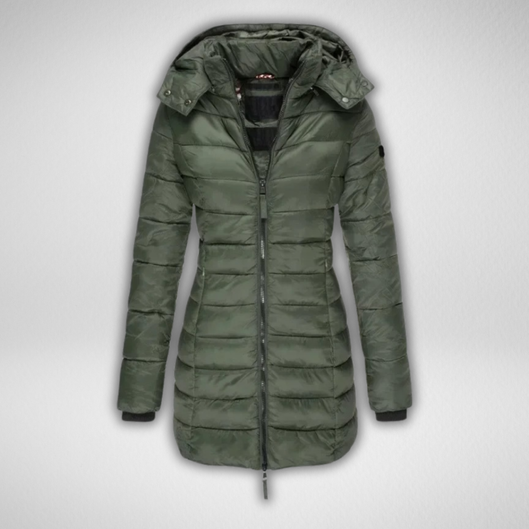 TALIA™ - Klassische lange Steppjacke