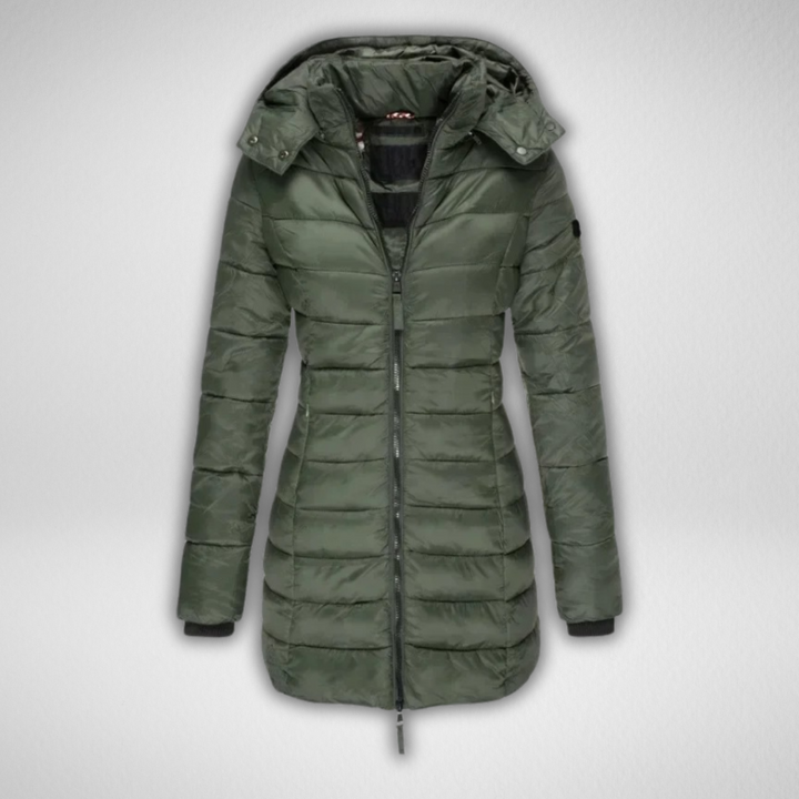 TALIA™ - Klassische lange Steppjacke