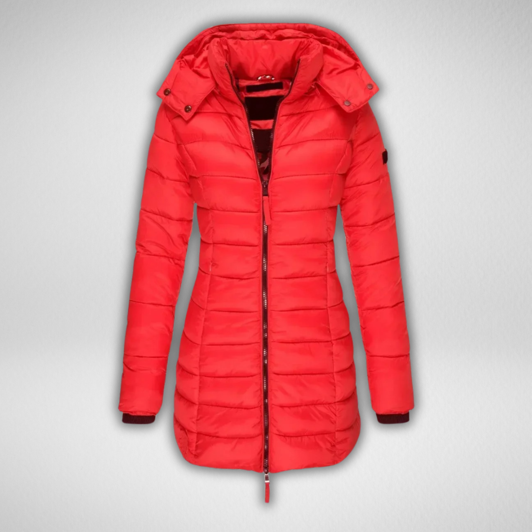 TALIA™ - Klassische lange Steppjacke