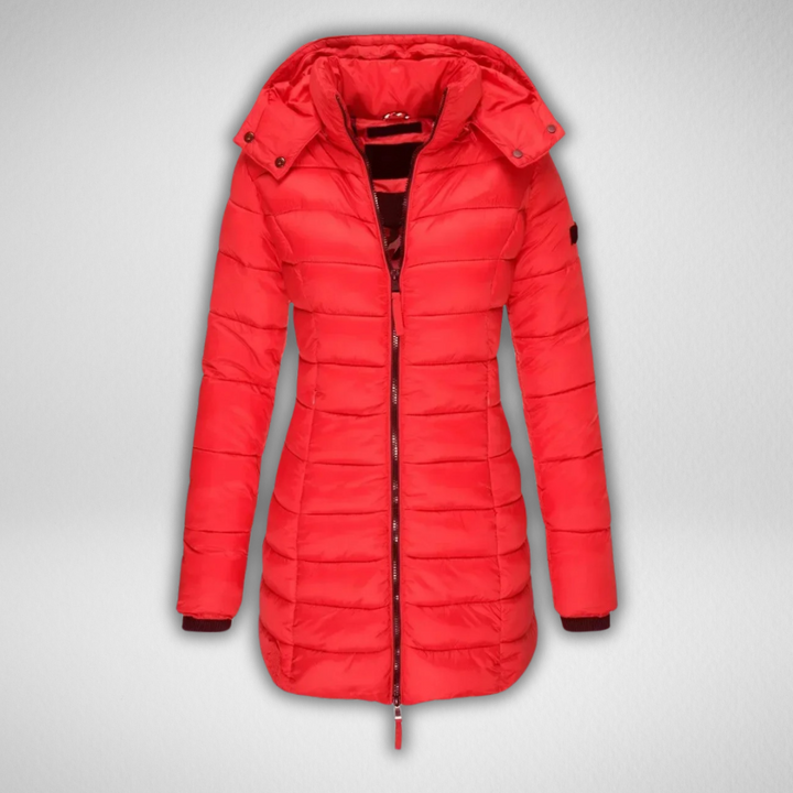 TALIA™ - Klassische lange Steppjacke