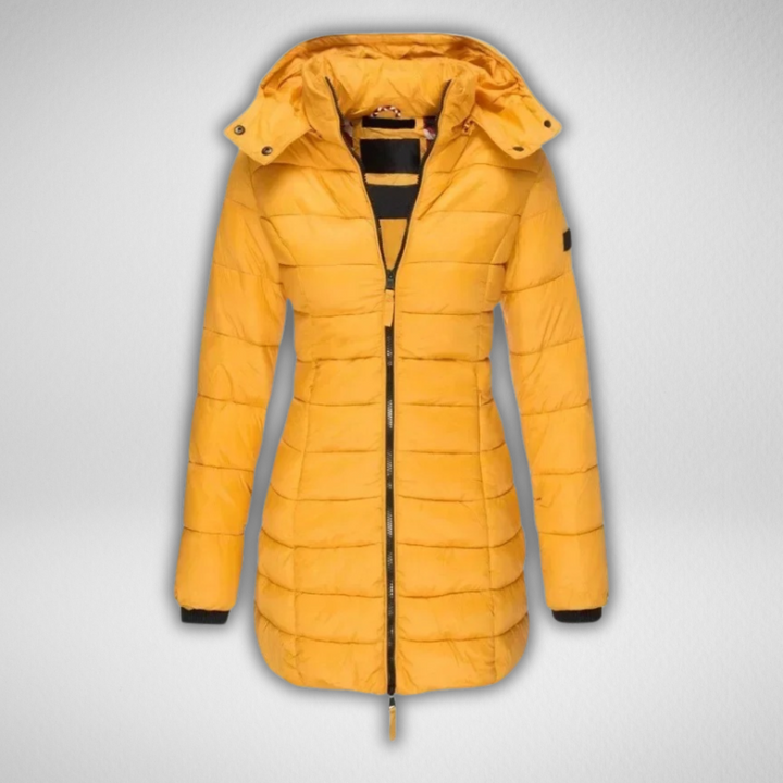 TALIA™ - Klassische lange Steppjacke