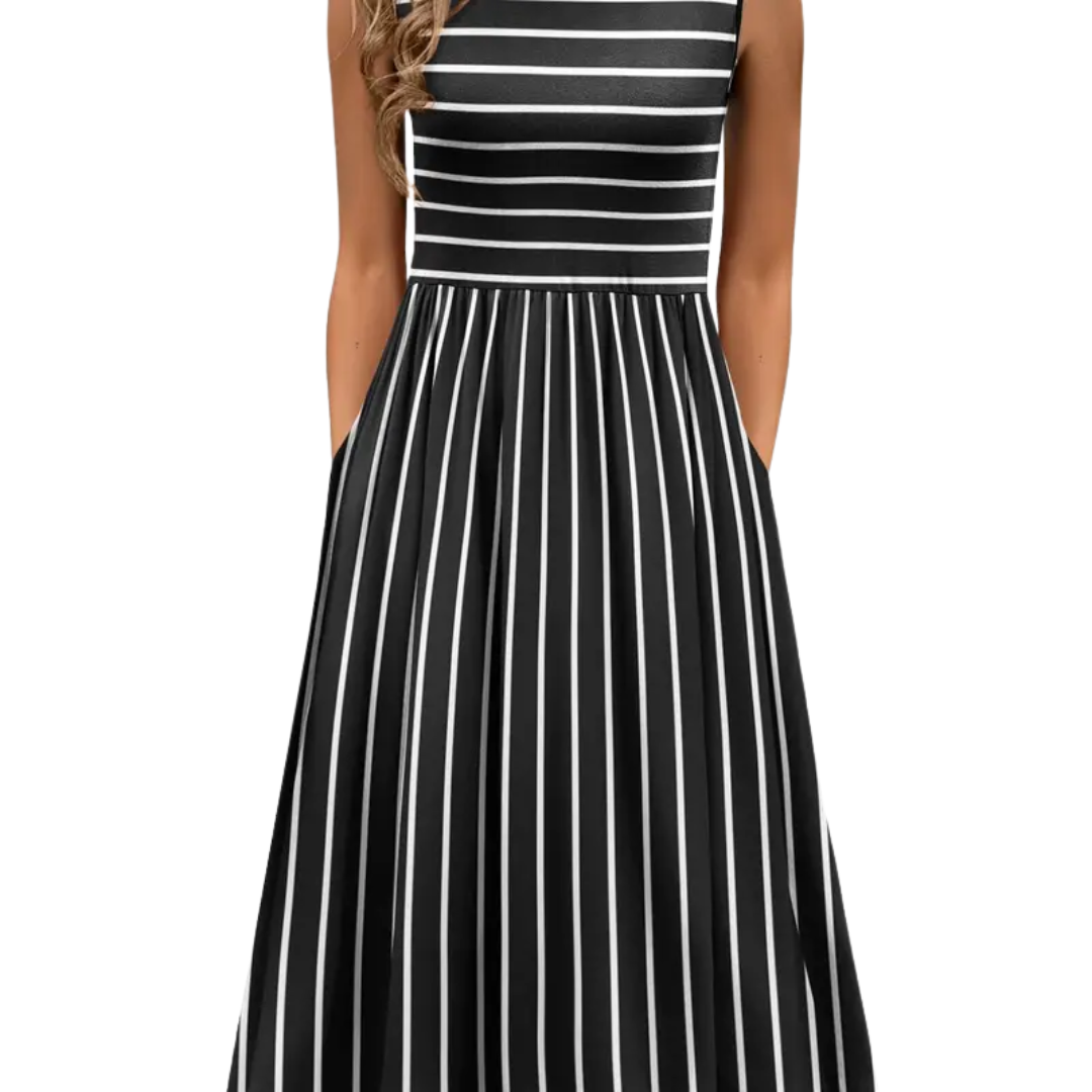 WREN™ – Luftiges Midi-Blumenkleid mit Taschen