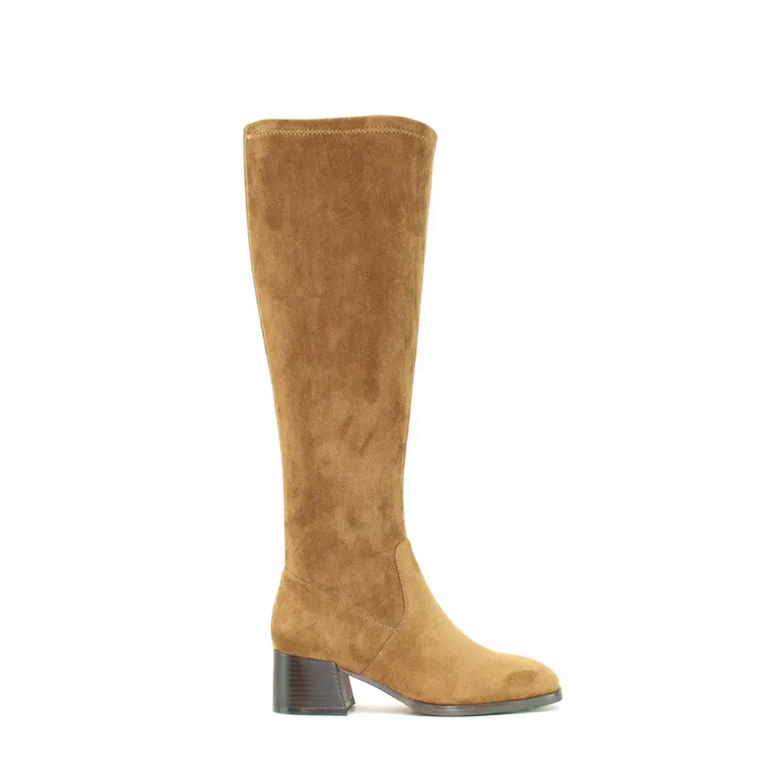 VADA™ – Knieschnürstiefel aus Veloursleder
