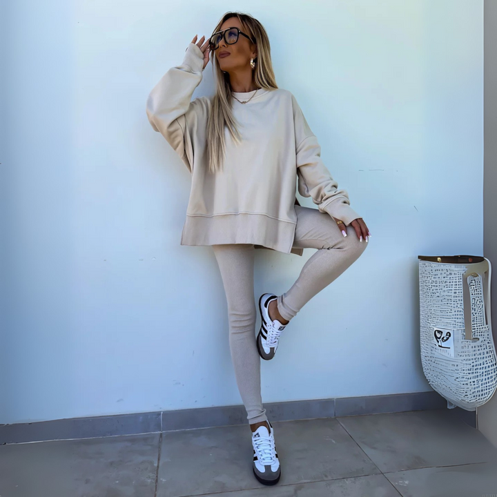 YACHI™ - Freizeit-Set aus langärmeligem Sweatshirt und Hose