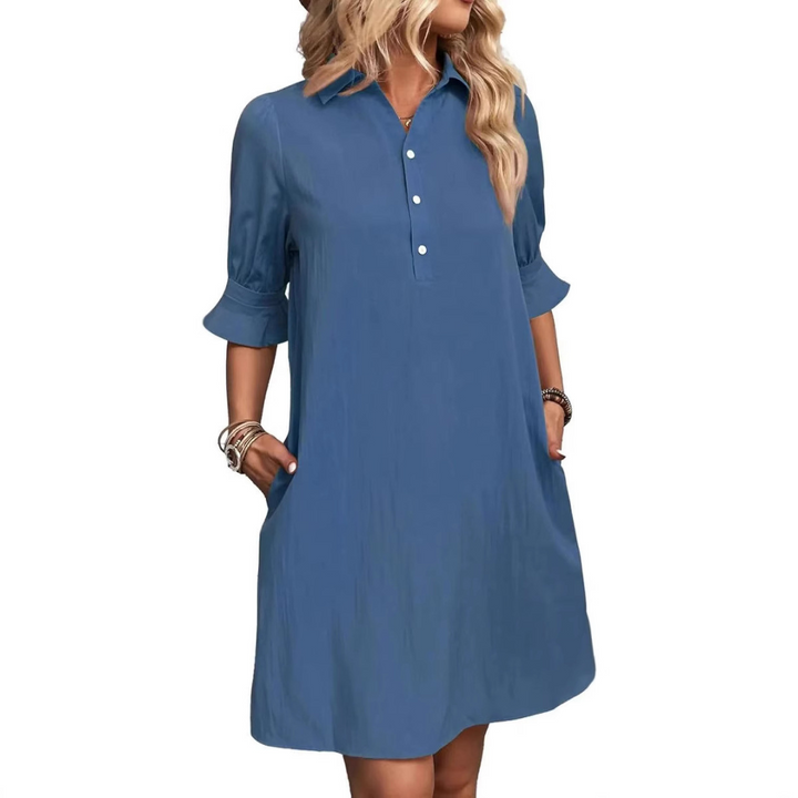 FRANCHESCA™ – Lässiges Hemdblusenkleid