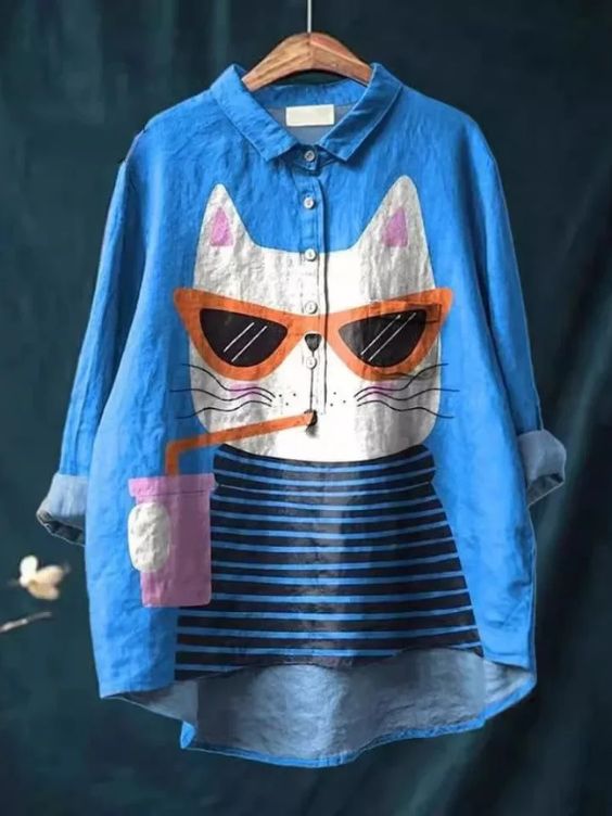 AMARI™ - Katzenkunst-Shirt