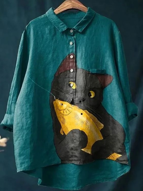 AMARI™ - Katzenkunst-Shirt