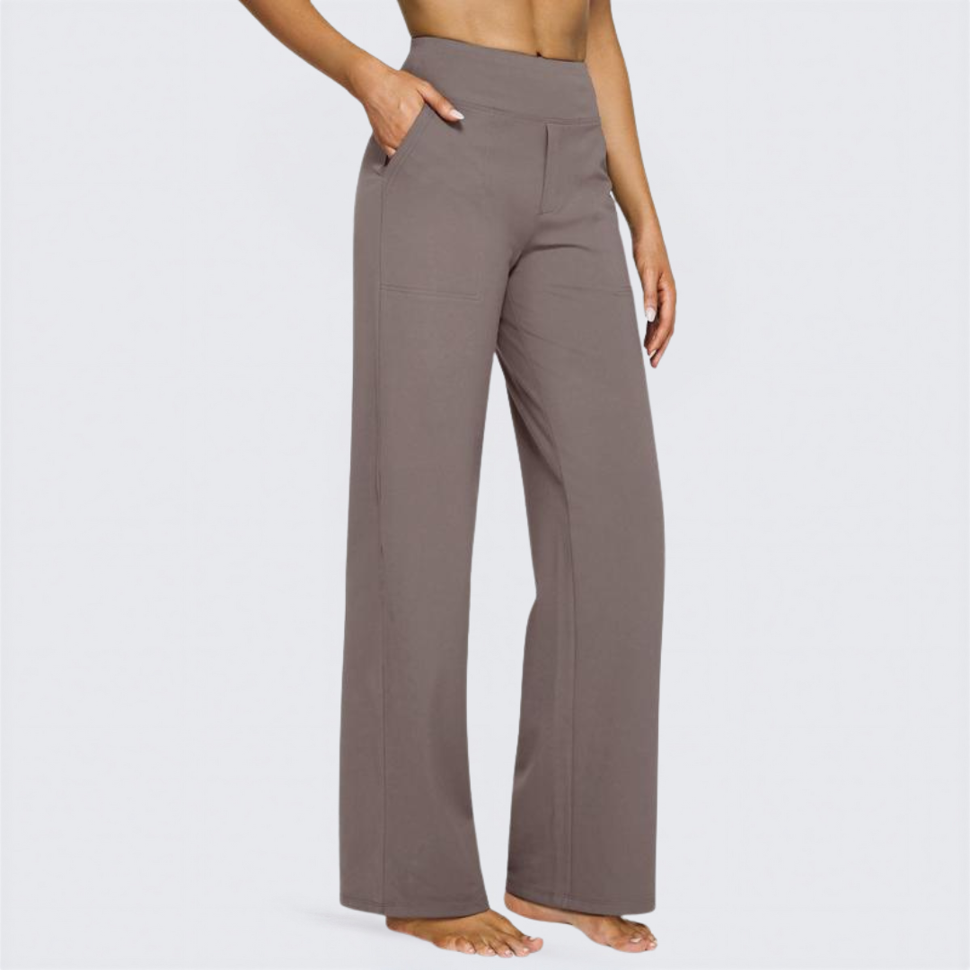 WHITNEY™ - Bequeme High-Waist-Hose mit weitem Bein für Yoga und Outdoor-Spaß
