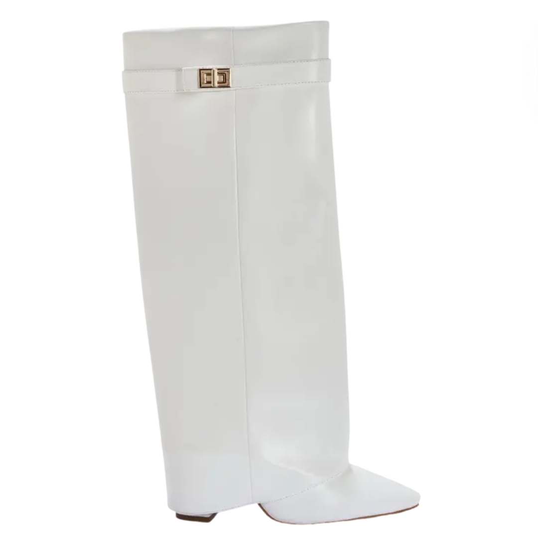 VESPER™ – Weitschaft-Stiefel mit Schnalle zum Umschlagen