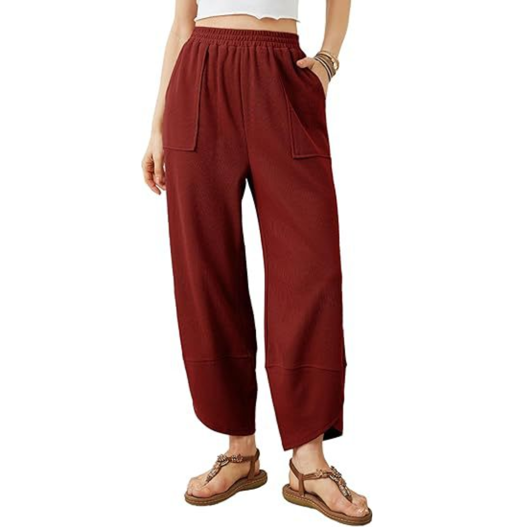 ZURI™ – Entspannte Palazzo-Hose mit weitem Bein