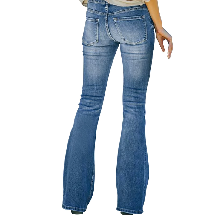 AVELINE™ – Bequeme High Waist Vintage Flared Jeans