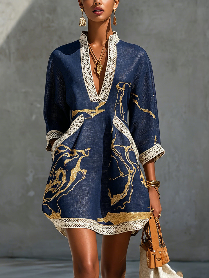 Naomi | Maxikleid mit V-Ausschnitt