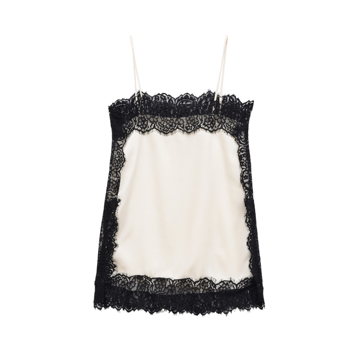 NADELLE™ – Satincamisol mit Spitzenbesatz