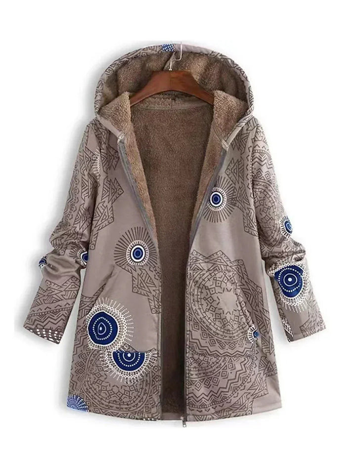 ZAHARA™ | Künstlerische Fleece-gefütterte Jacke
